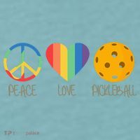 Peace Love Pickleball Sueded Cloud Jersey T-Shirt thumb 2