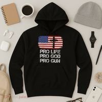 Pro Life Pro God Pro Gun Conservative Hoodie thumb 3