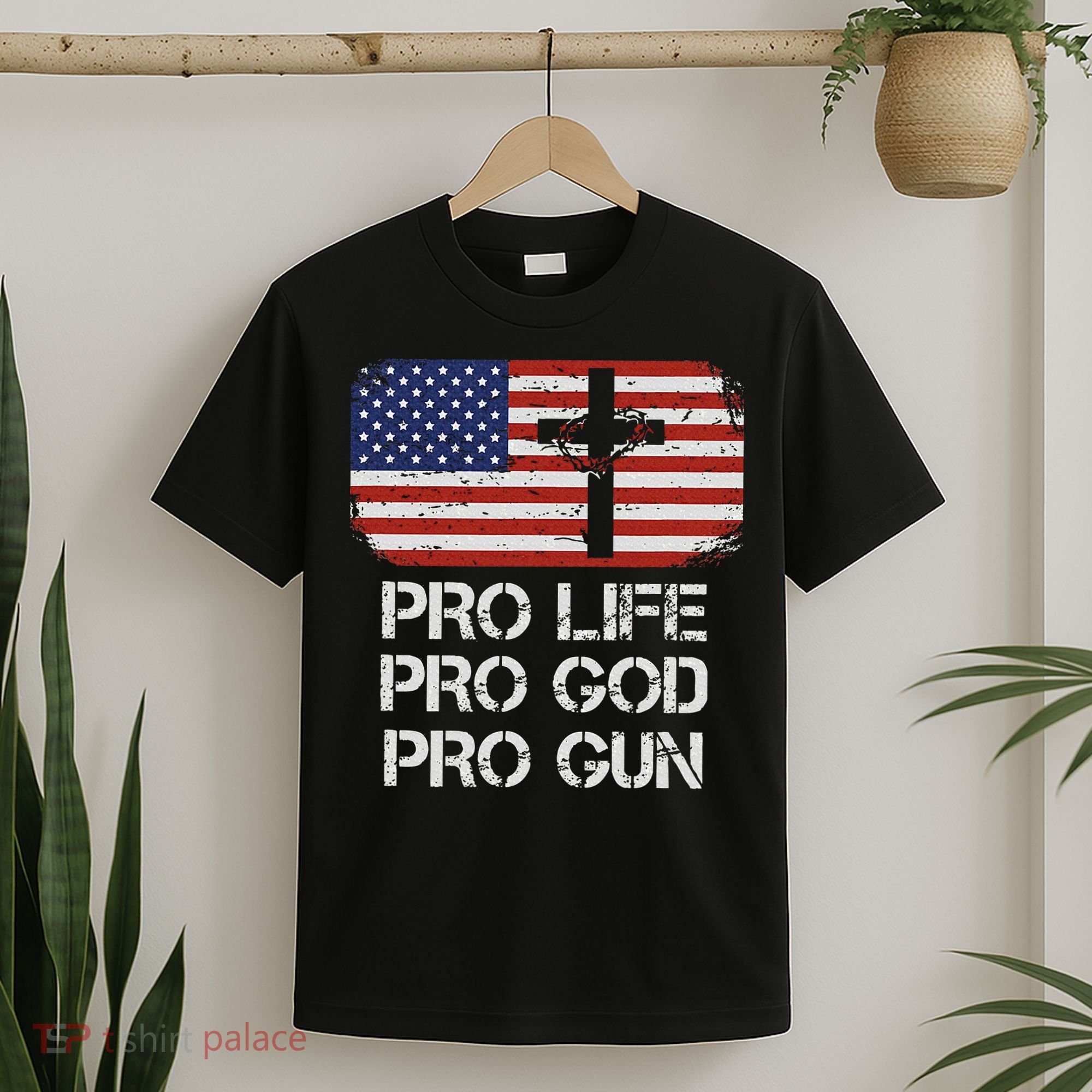 Pro Life Pro God Pro Gun Conservative T-Shirt