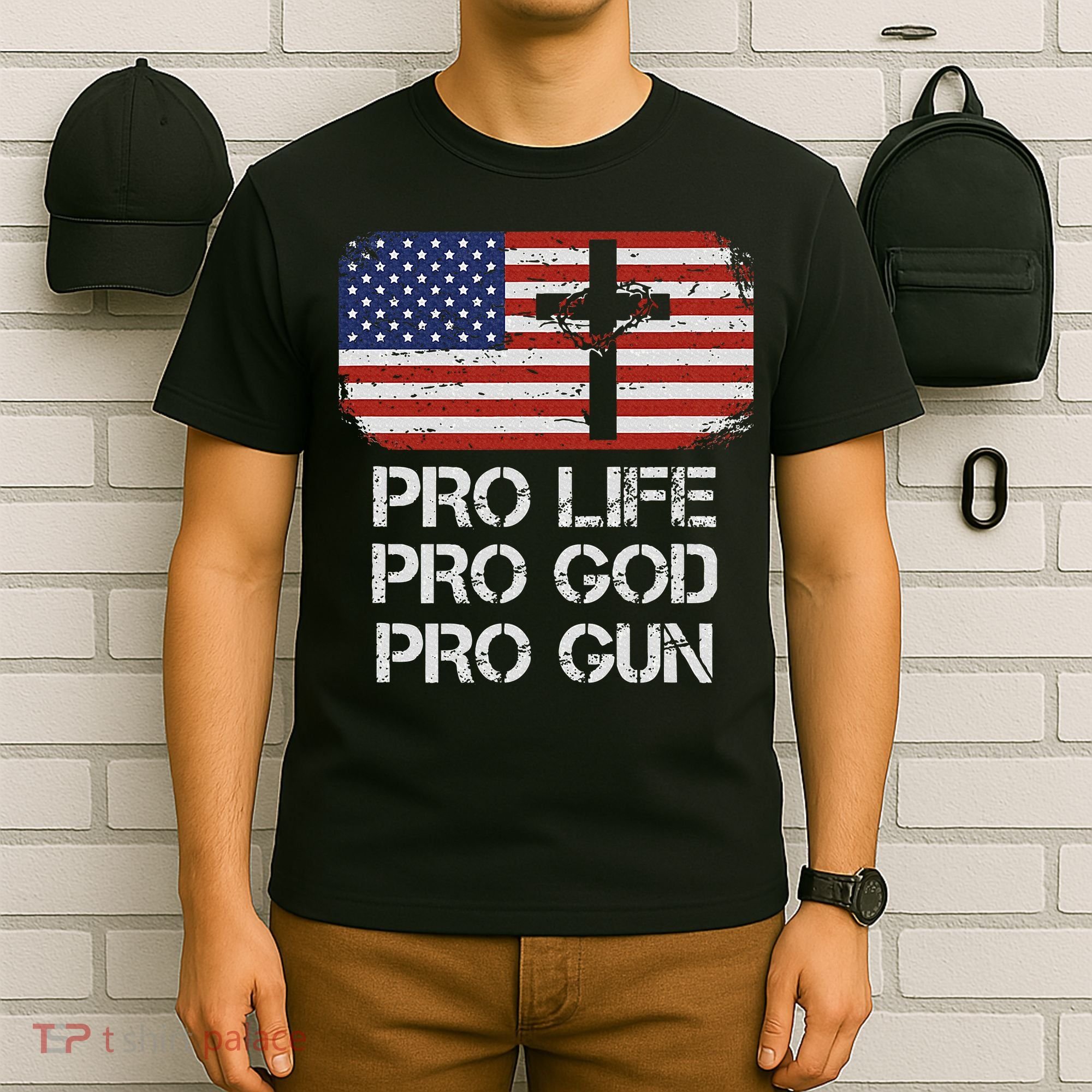 Pro Life Pro God Pro Gun Conservative T-Shirt