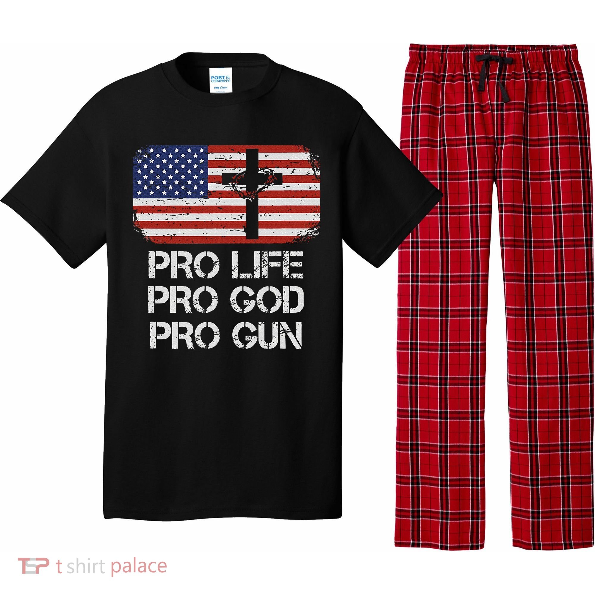 Pro Life Pro God Pro Gun Conservative Pajama Set