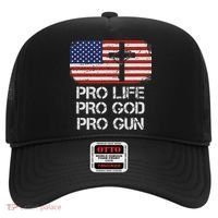Pro Life Pro God Pro Gun Conservative Hat thumb 0
