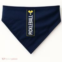 Pickleball Lovers USA-Made Doggie Bandana thumb 0
