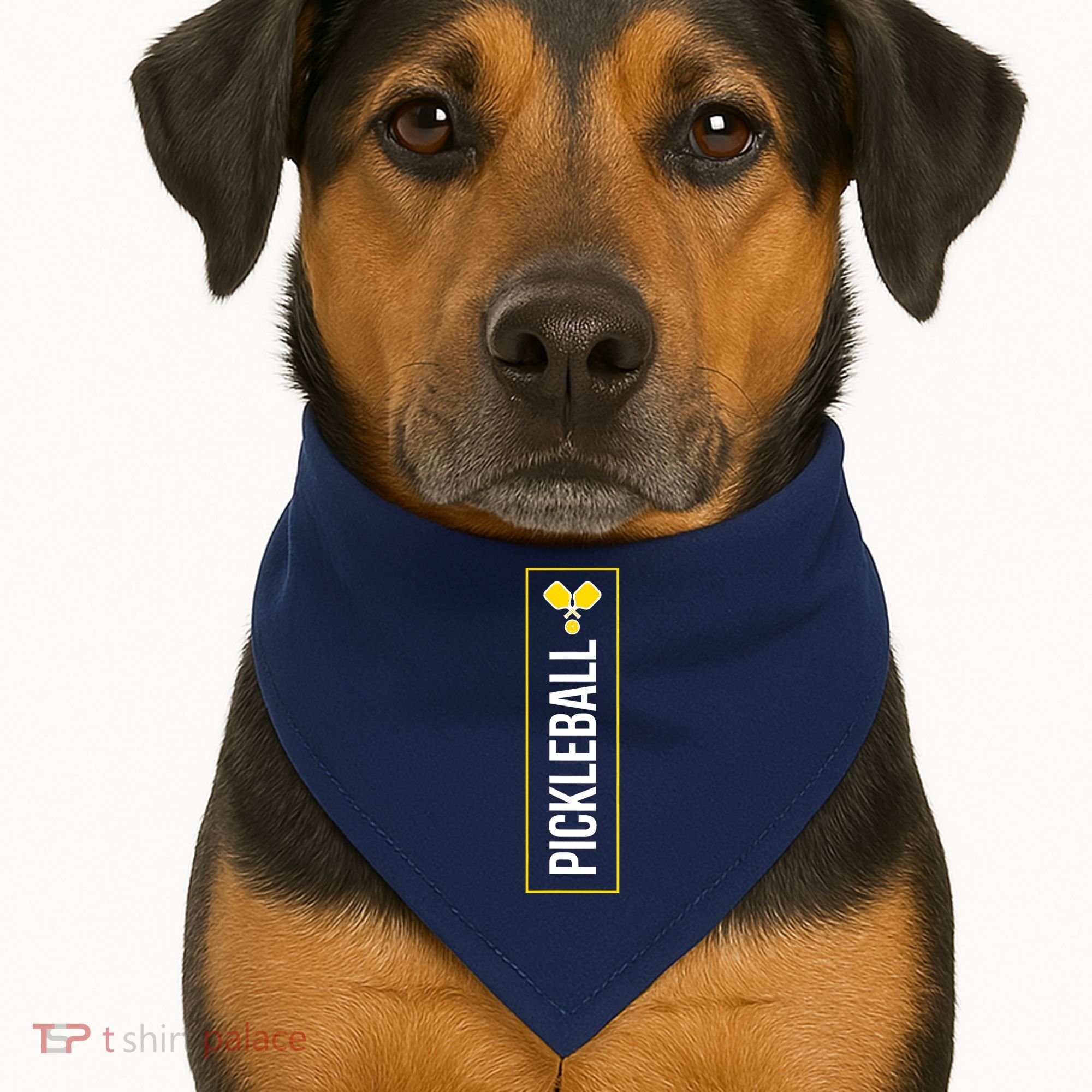 Pickleball Lovers USA-Made Doggie Bandana