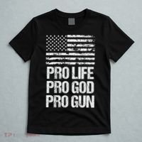 Pro Life Pro God Pro Gun Christian Conservative T-Shirt thumb 5