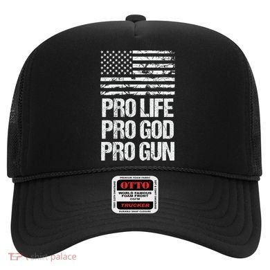 Pro Life Pro God Pro Gun Christian Conservative Hat