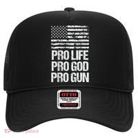 Pro Life Pro God Pro Gun Christian Conservative Hat thumb 0