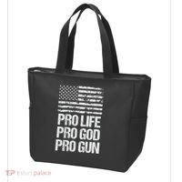 Pro Life Pro God Pro Gun Christian Conservative Tote Bag thumb 3