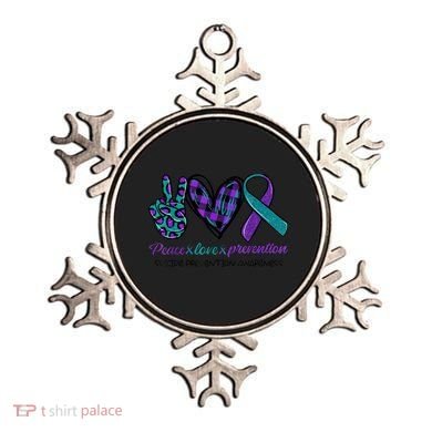 Peace Love Prevention Suicide Prevention Awareness Ornament
