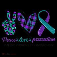 Peace Love Prevention Suicide Prevention Awareness Toddler Hoodie thumb 2