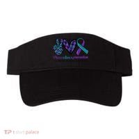 Peace Love Prevention Suicide Prevention Awareness Visor thumb 0