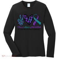 Peace Love Prevention Suicide Prevention Awareness Women's Long Sleeve Shirt thumb 0