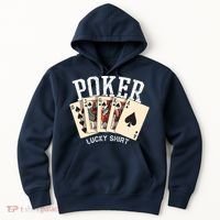 Poker Lucky Poker Player Gambling Funny Poker Hoodie thumb 0