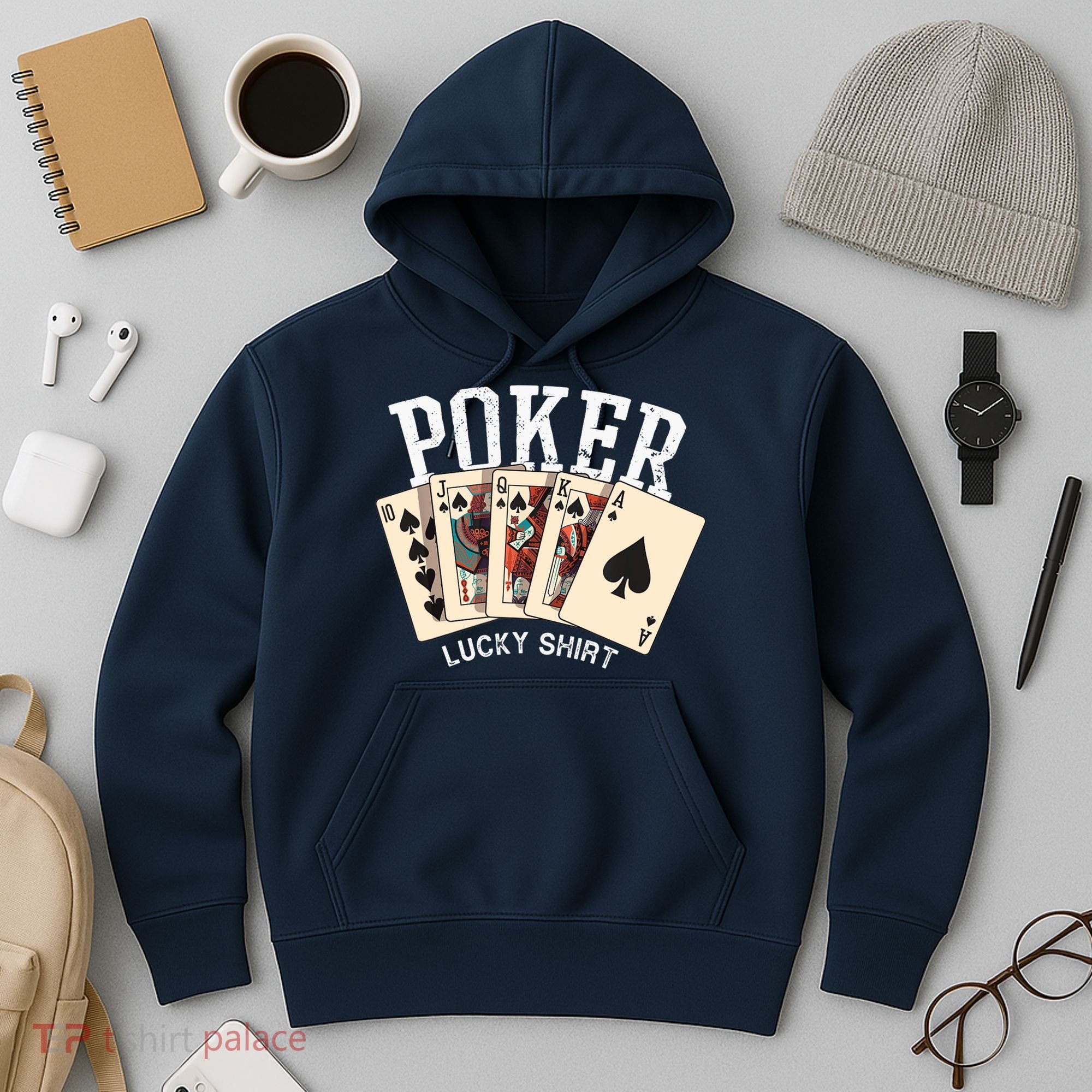 Poker Lucky Poker Player Gambling Funny Poker Hoodie