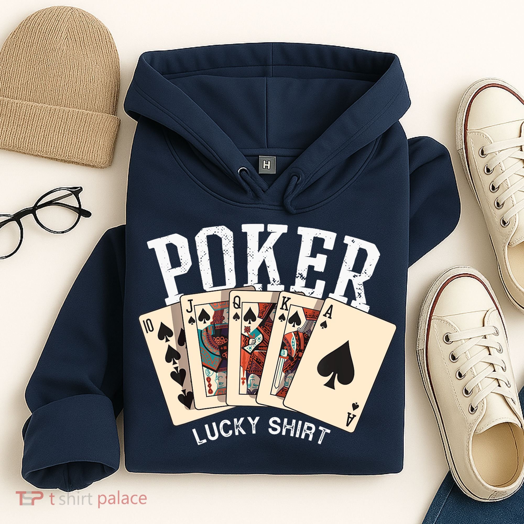 Poker Lucky Poker Player Gambling Funny Poker Hoodie