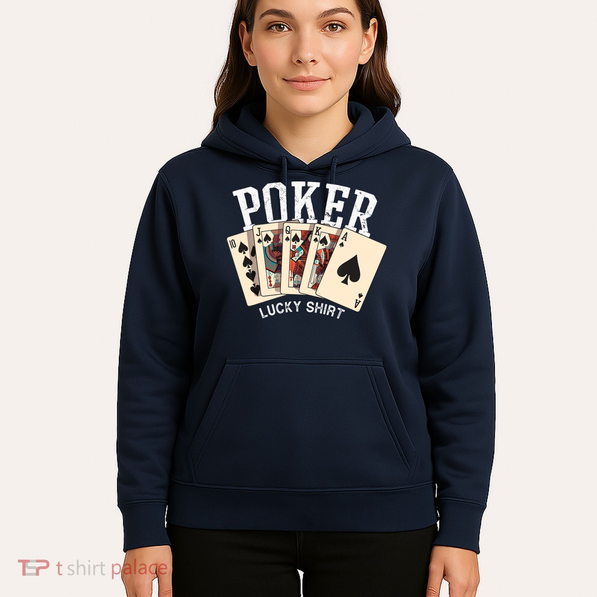 Poker Lucky Poker Player Gambling Funny Poker Hoodie