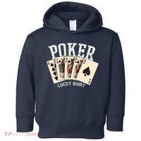 Poker Lucky Poker Player Gambling Funny Poker Toddler Hoodie thumb 0
