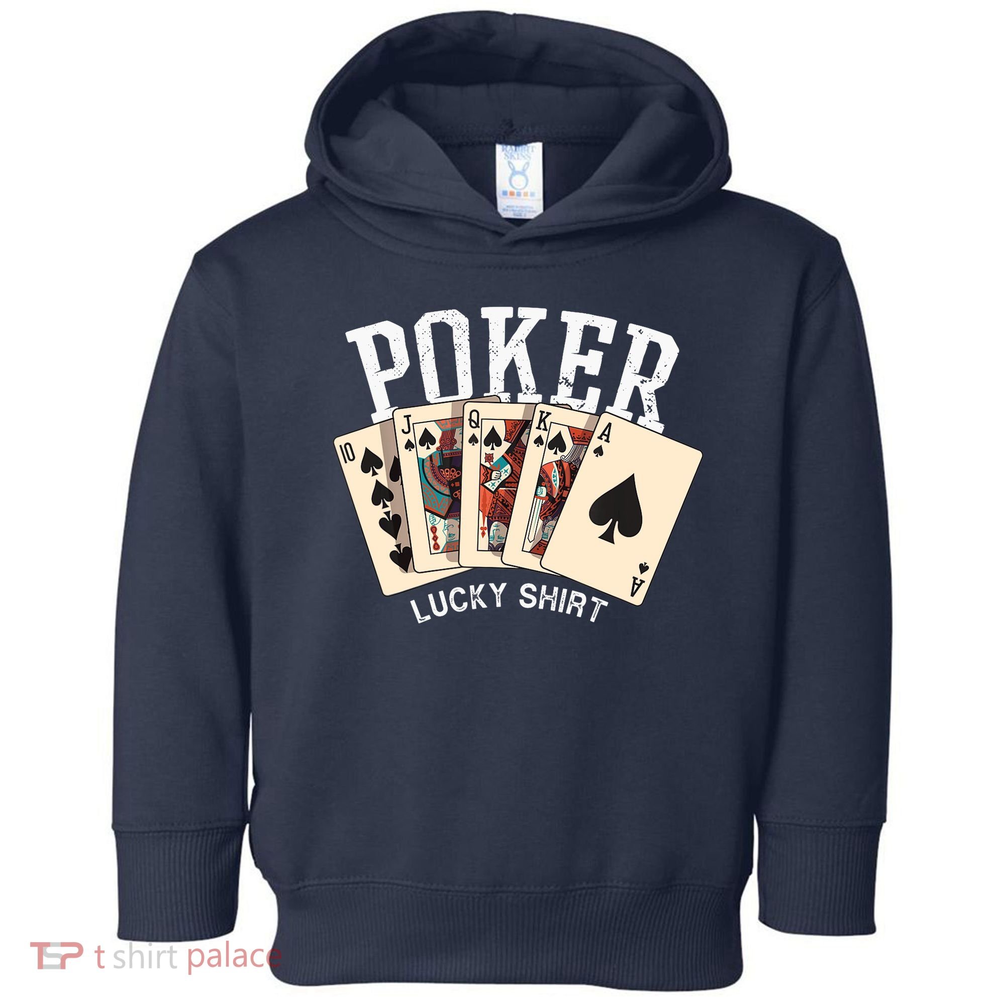 Poker Lucky Poker Player Gambling Funny Poker Toddler Hoodie