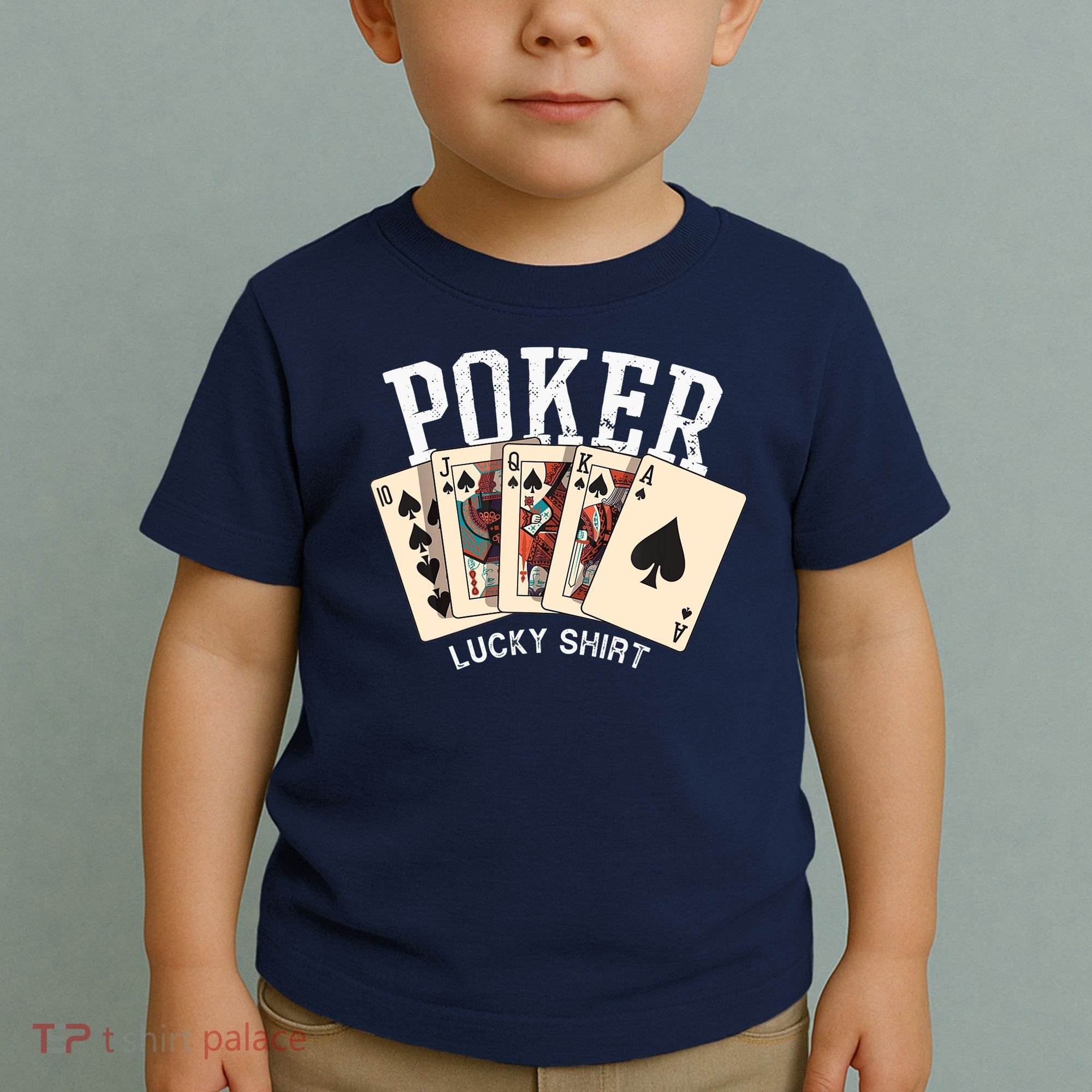 Poker Lucky Poker Player Gambling Funny Poker Toddler T-Shirt
