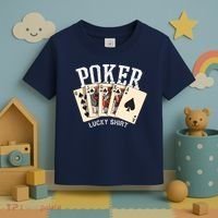 Poker Lucky Poker Player Gambling Funny Poker Toddler T-Shirt thumb 3