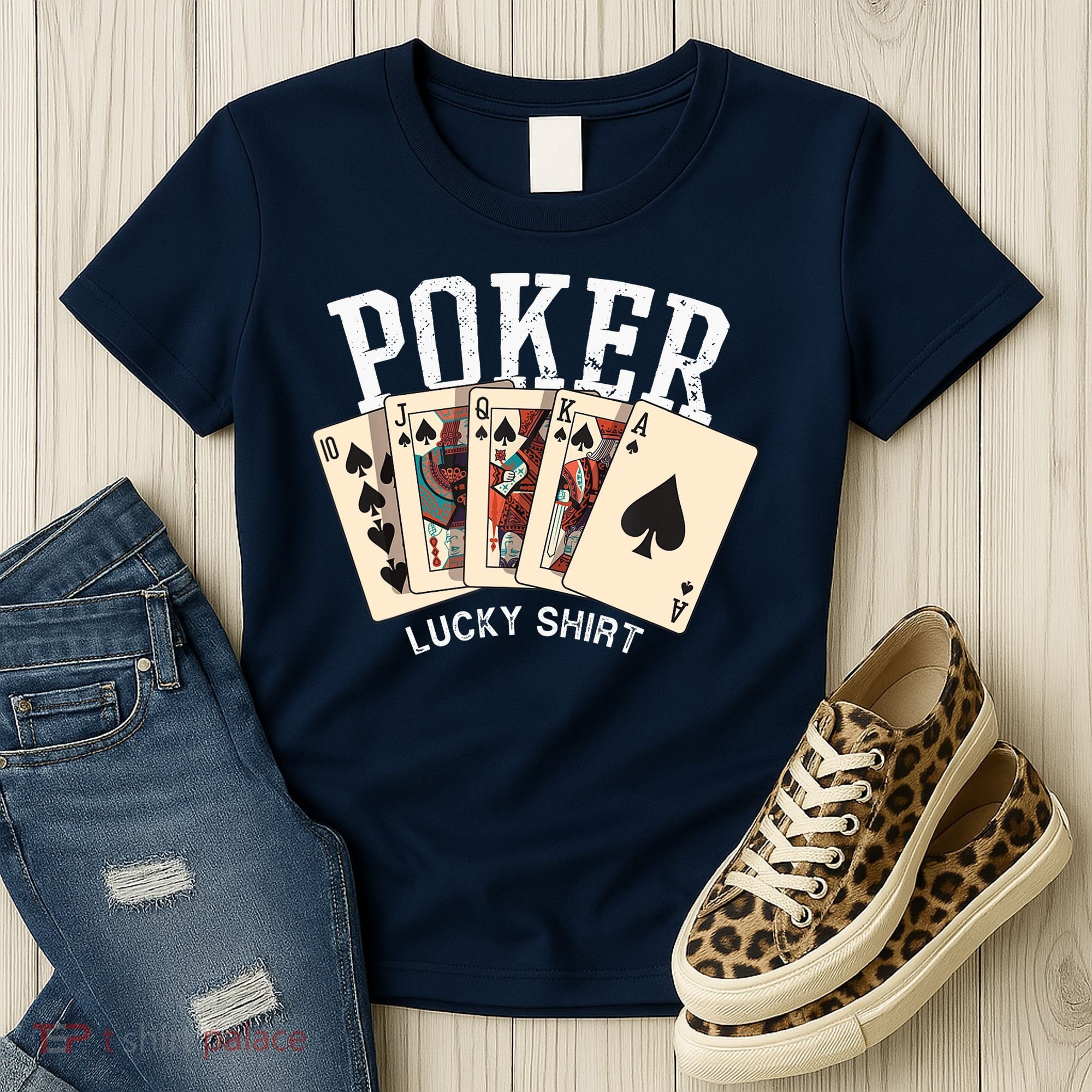 Poker Lucky Poker Player Gambling Funny Poker Women's T-Shirt