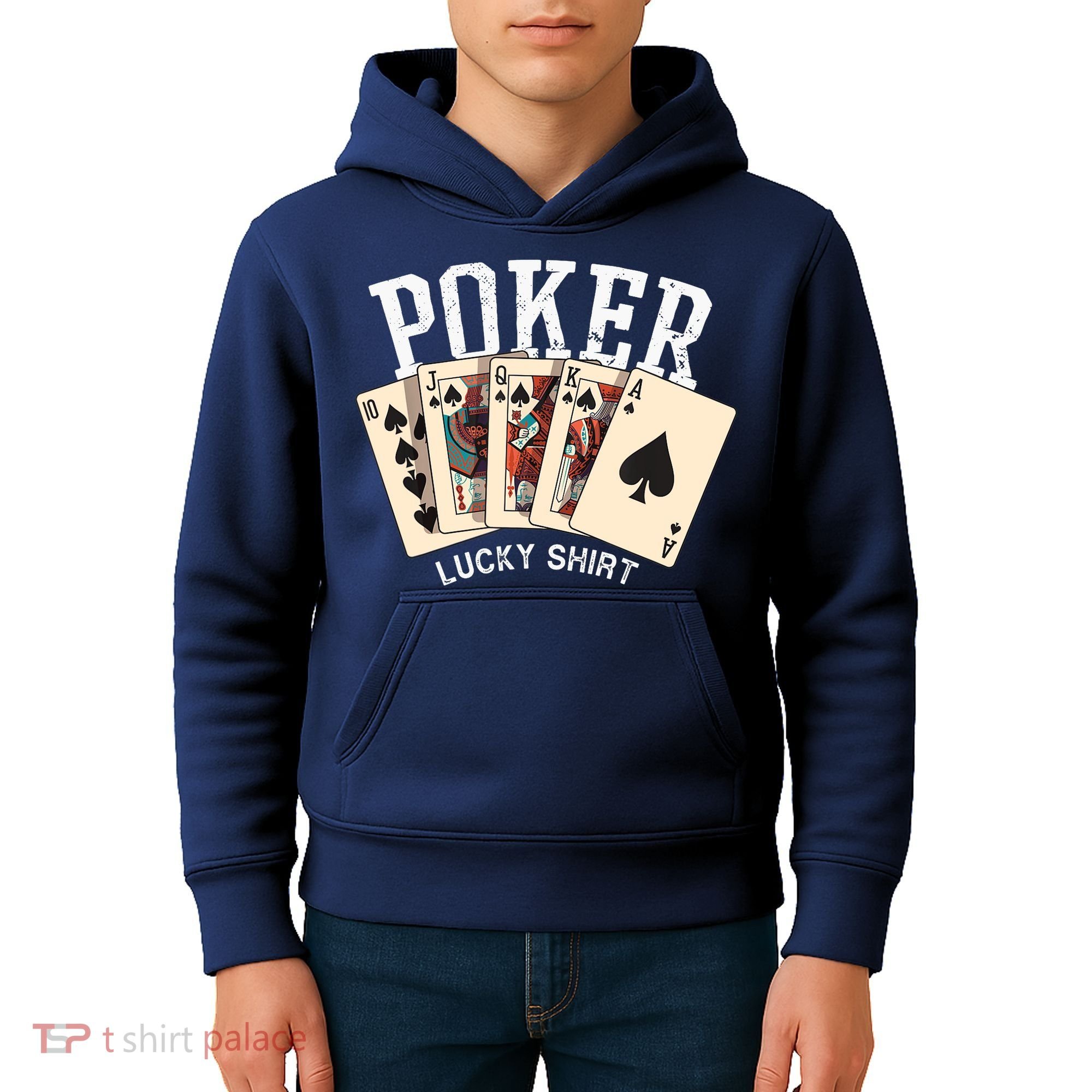 Poker Lucky Poker Player Gambling Funny Poker Kids Hoodie