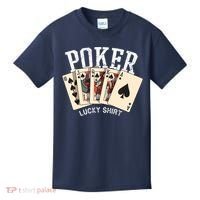 Poker Lucky Poker Player Gambling Funny Poker Kids T-Shirt thumb 0