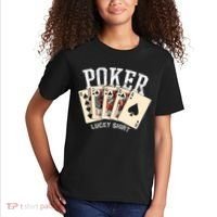Poker Lucky Poker Player Gambling Funny Poker Kids T-Shirt thumb 2