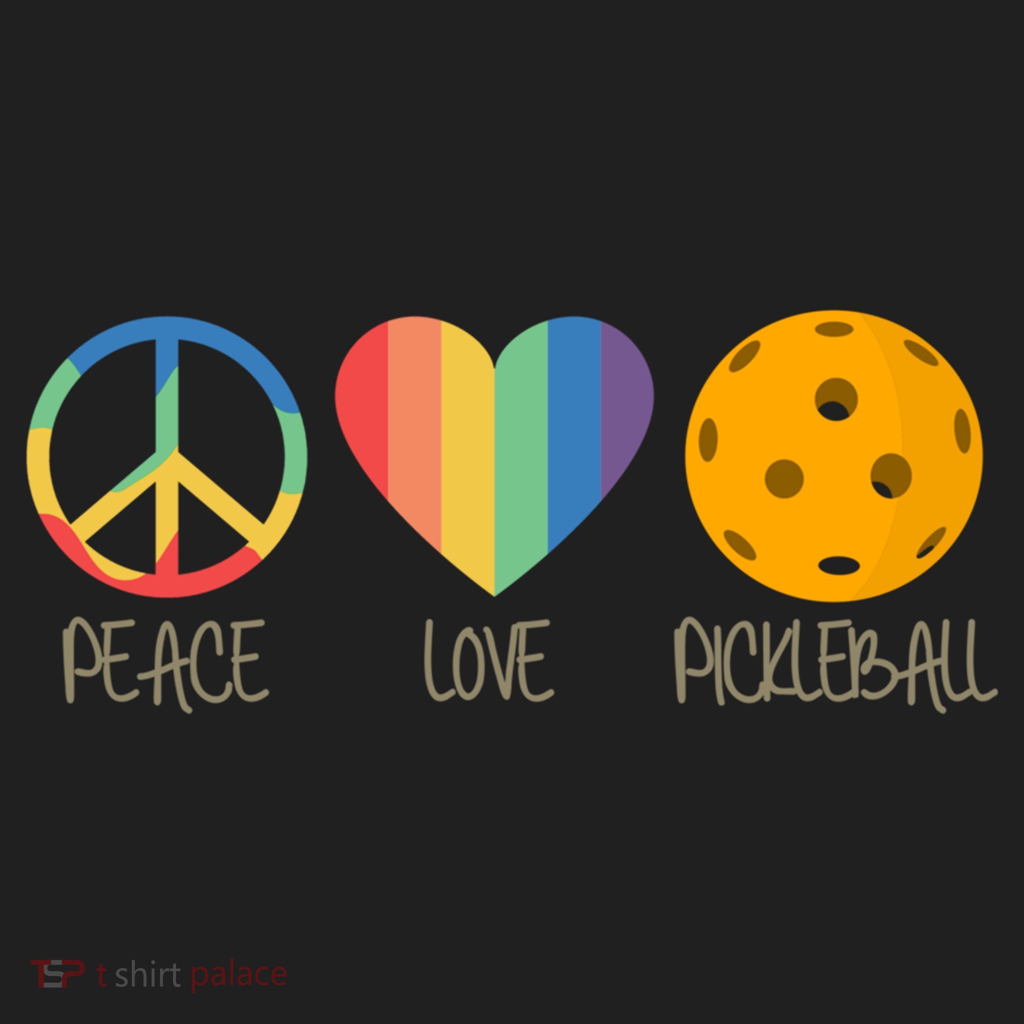 Peace Love Pickleball Gift Women's Sweatshirt