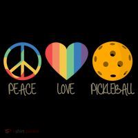 Peace Love Pickleball Gift Backpack thumb 2