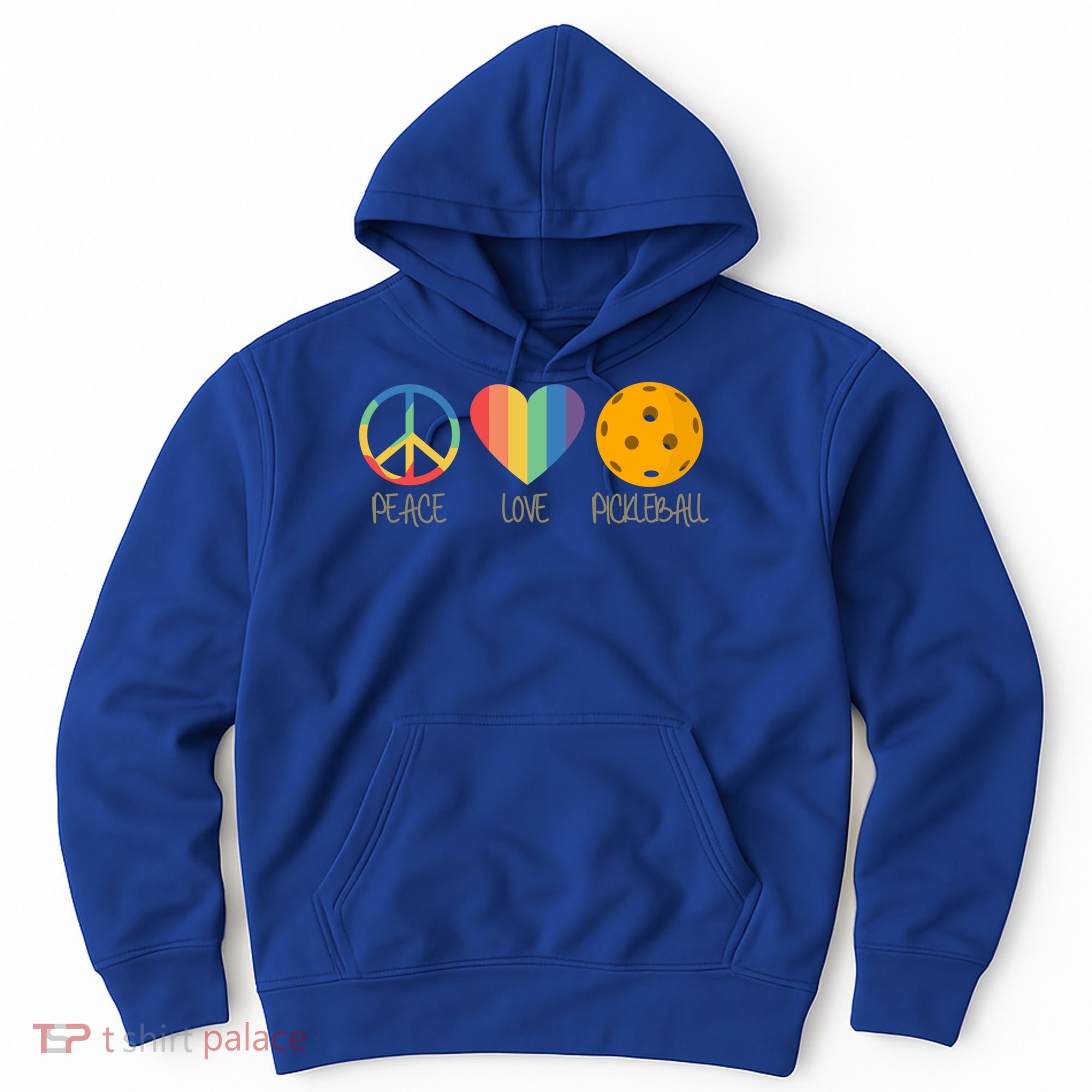 Peace Love Pickleball Gift Hoodie