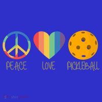Peace Love Pickleball Gift Apron thumb 3