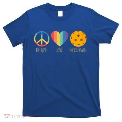 Peace Love Pickleball Gift T-Shirt