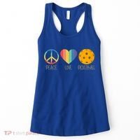 Peace Love Pickleball Gift Women's Tank Top thumb 0
