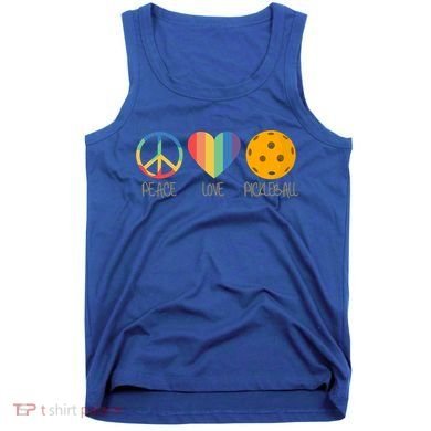 Peace Love Pickleball Gift Tank Top