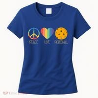 Peace Love Pickleball Gift Women's T-Shirt thumb 0