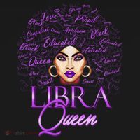 Purple Libra Queen Lady September Birthday Cute Gift Women's Hoodie thumb 2