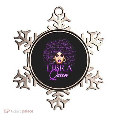 Purple Libra Queen Lady September Birthday Cute Gift Ornament