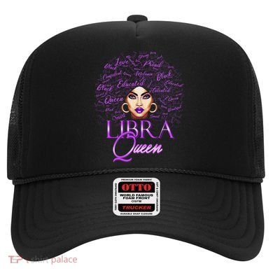 Purple Libra Queen Lady September Birthday Cute Gift Hat
