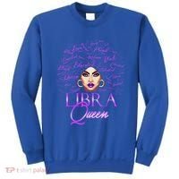 Purple Libra Queen Lady September Birthday Cute Gift Sweatshirt thumb 0