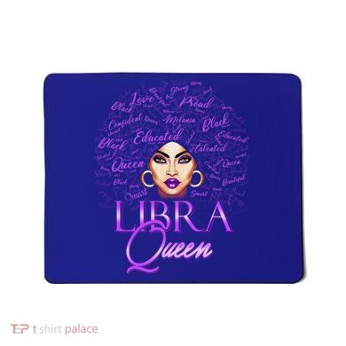 Purple Libra Queen Lady September Birthday Cute Gift Mousepad