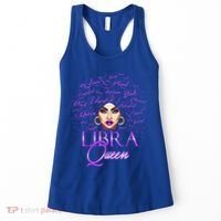 Purple Libra Queen Lady September Birthday Cute Gift Women's Tank Top thumb 0