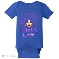 Purple Libra Queen Lady September Birthday Cute Gift Baby Bodysuit thumb 0