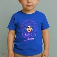 Purple Libra Queen Lady September Birthday Cute Gift Toddler T-Shirt thumb 2