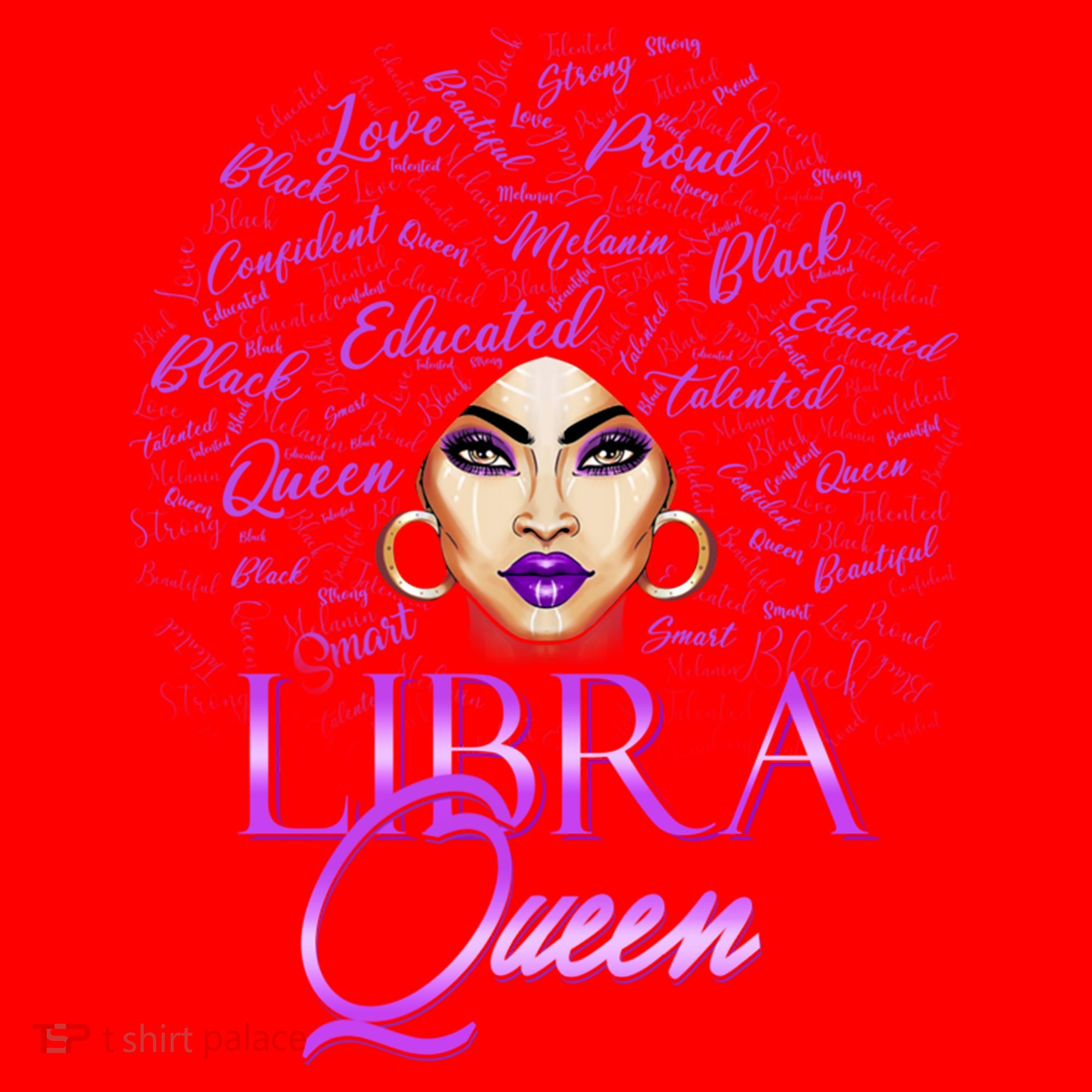 Purple Libra Queen Lady September Birthday Cute Gift Santa Hat