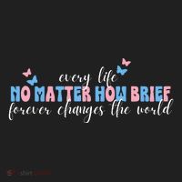 Pregnancy Loss Remembrance No Matter How Brief For Wo Mom Crop Fleece Hoodie thumb 2