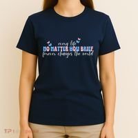 Pregnancy Loss Remembrance No Matter How Brief For Wo Mom T-Shirt thumb 4