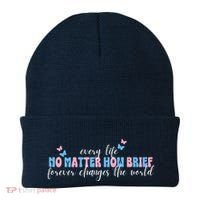 Pregnancy Loss Remembrance No Matter How Brief For Wo Mom Beanie thumb 0