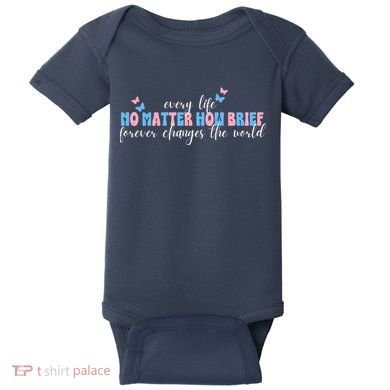 Pregnancy Loss Remembrance No Matter How Brief For Wo Mom Baby Bodysuit