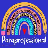 Paraprofessional Leopard Rainbow Back To School Paraeducator Cute Gift Toddler T-Shirt thumb 4